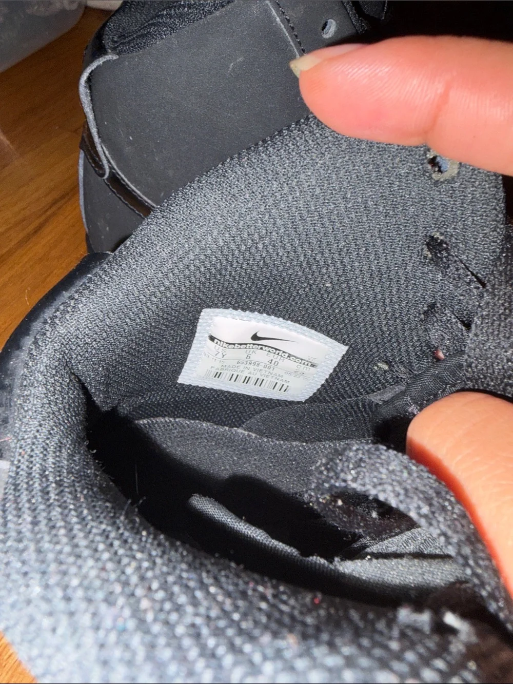 Nike Black High-Top Sneakers